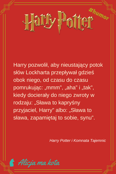 Harry Potter i Komnata Tajemnic - cytat