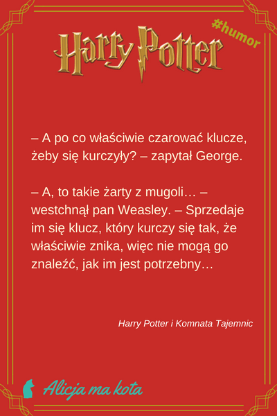 Cytaty z Harry'ego Pottera i Komnaty Tajemnic