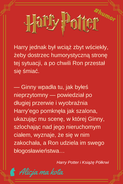 Zabawne cytaty - Książę Półkrwi, Harry i Ginny