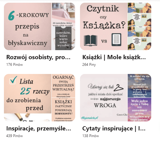 tablice na Pintereście , porady i triki